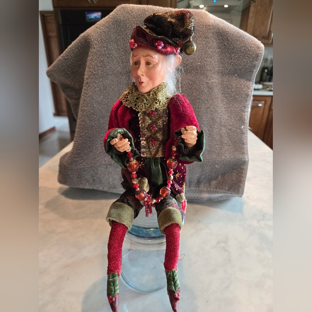 Vintage Enchanted Mardi Gras Jester